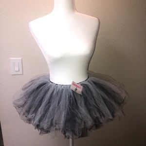 Black and white ballerina tutu Halloween skirt